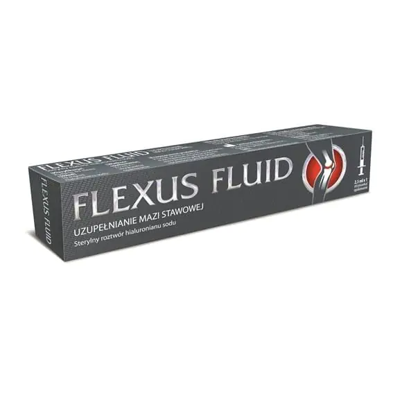Flexus Fluid 0,01 g/ml, Roztwór hialuronianu sodu do wstrzyknięć dostawowych, Ampułkostrzykawka