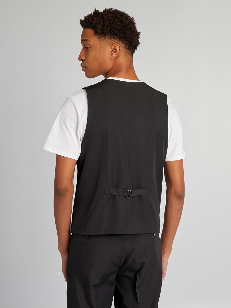 Vliespak voor personen langer dan 190 cm - zwart