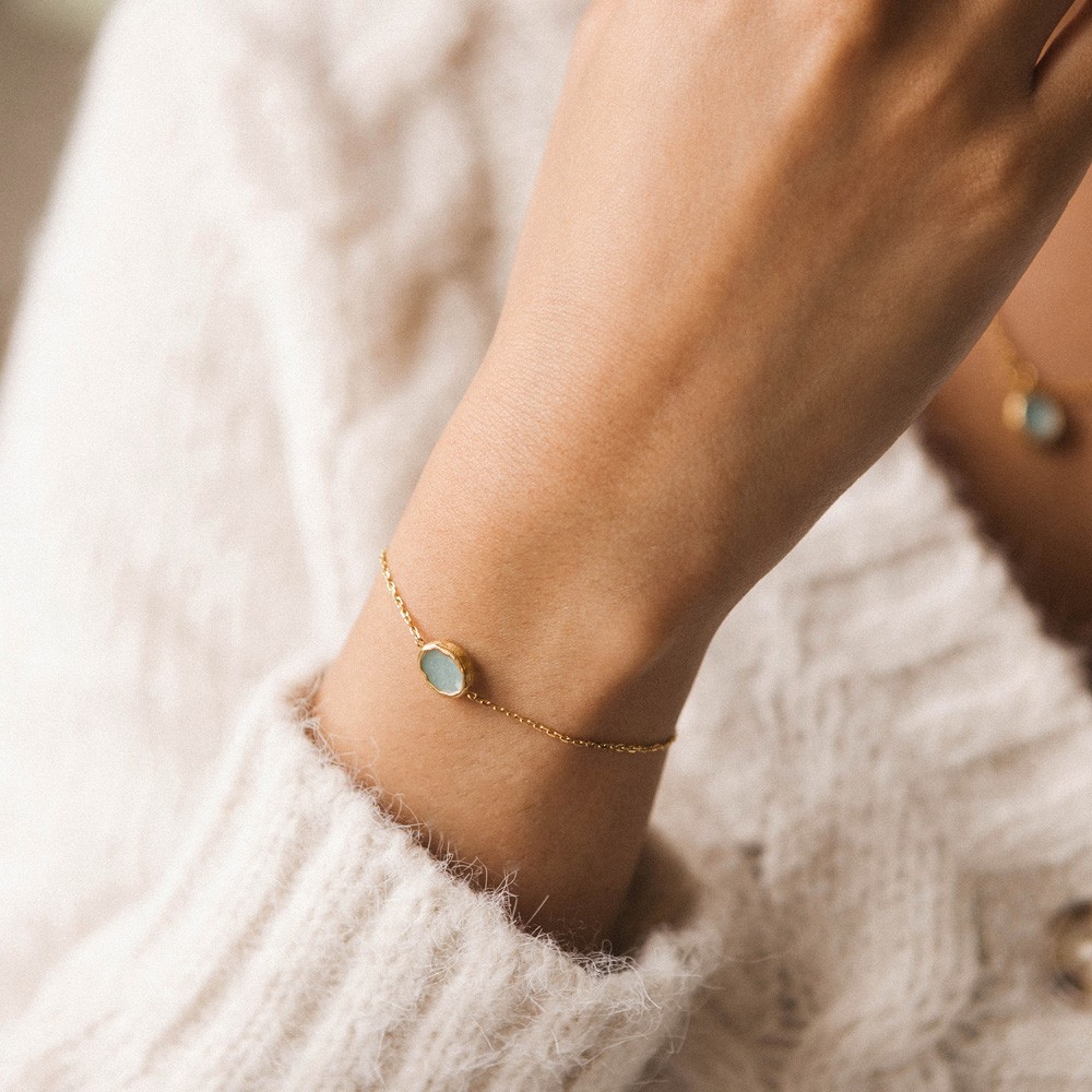MY JOLIE CANDLE Bougie bracelet amazonite