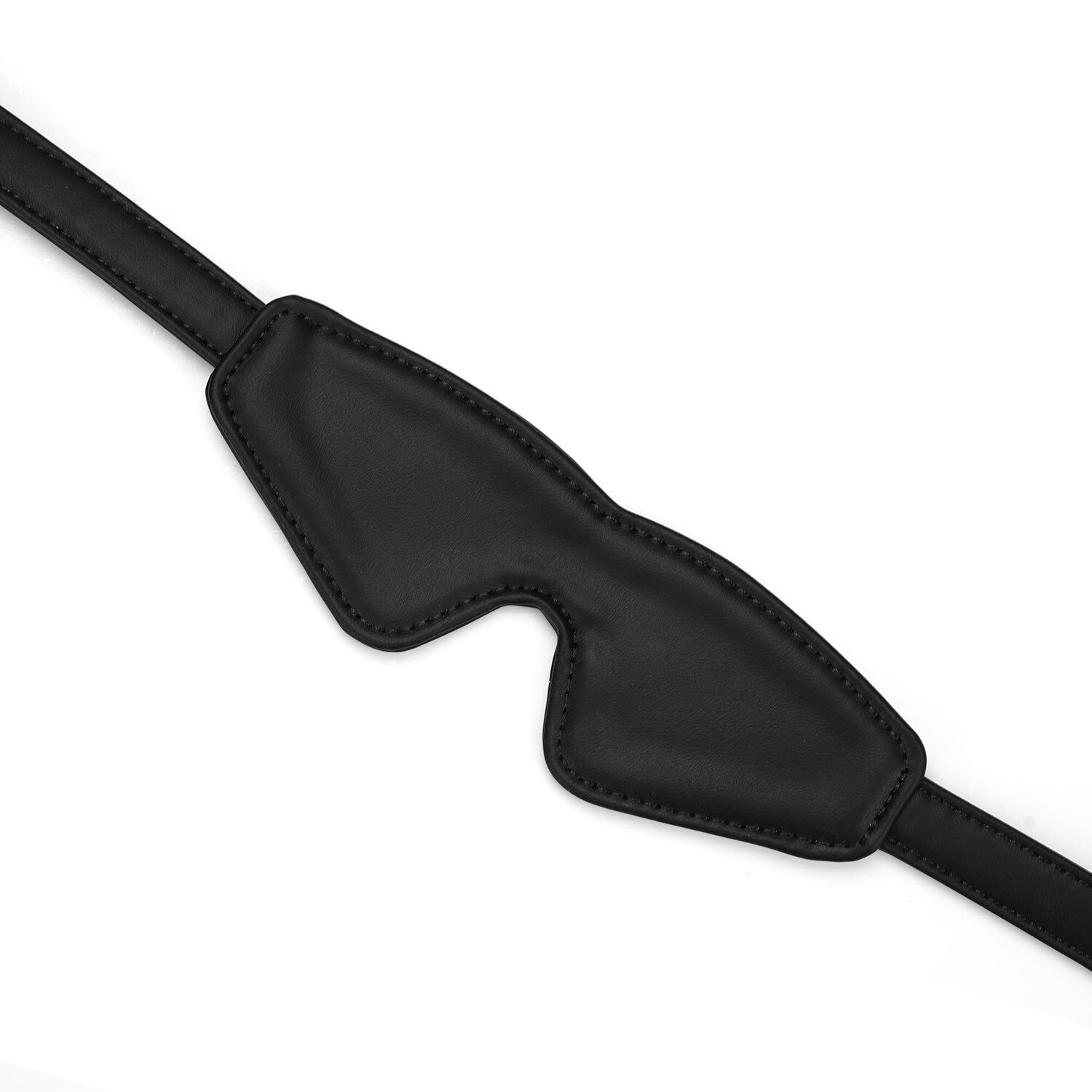 Liebe Seele Black Organosilicon Vegan Leather Blindfold