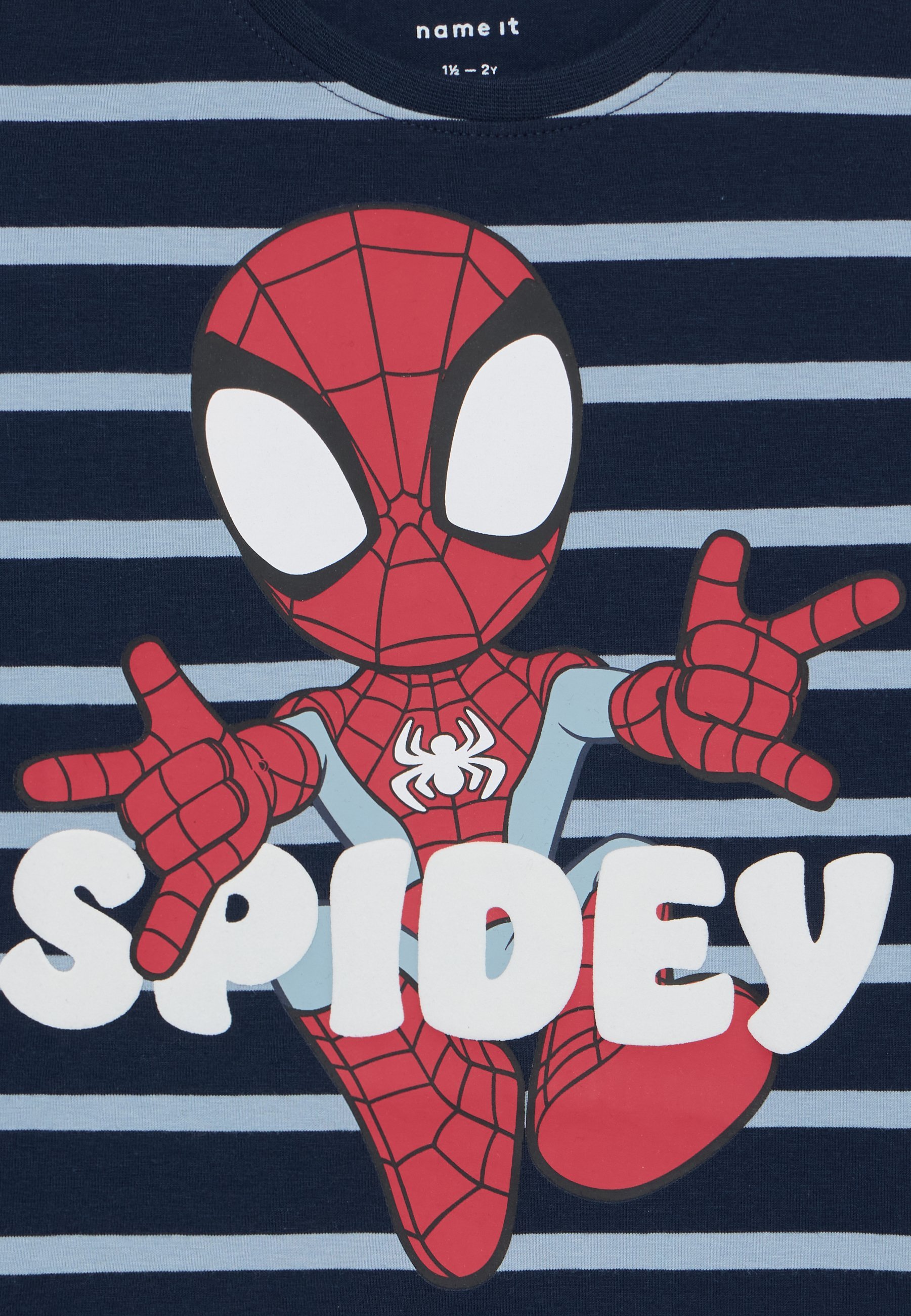 Name it NMMJOSUE SPIDER - Top s dlhým rukávom - námornícky tmavomodrý blazer/prašne modrý