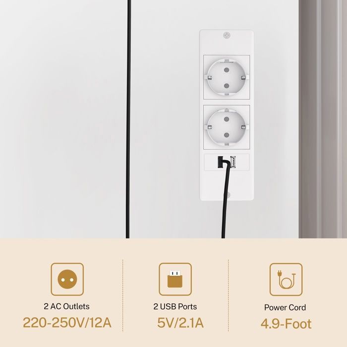 Coiffeuse avec miroir avec station de recharge, 10 ampoules LED, Coiffeuse avec 11 tiroirs, 4 étagères, 107*40*140cm, blanc