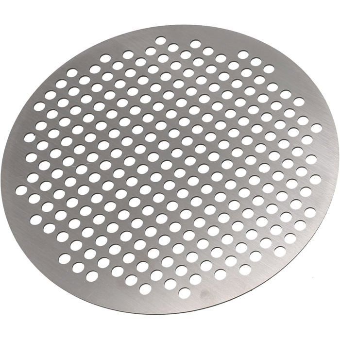 Filtro per capelli in acciaio inox per scarico doccia, copertura rotonda per scarico doccia, acciaio inox (15 cm)