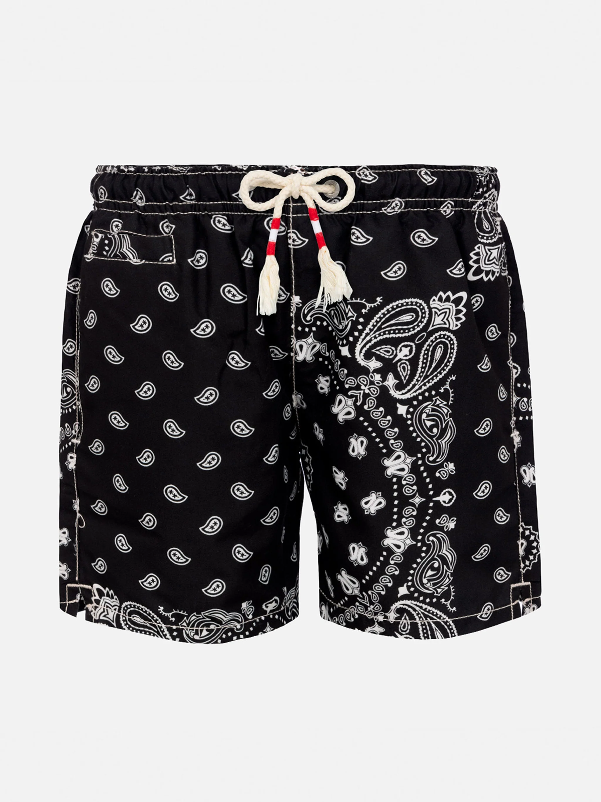 Caprese Jr badpak met middellange pijpen en bandana-print