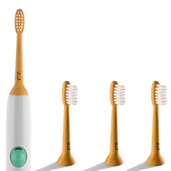 Truthbrush Bamboo Sonic Electric Tandborstehuvuden x 1 år