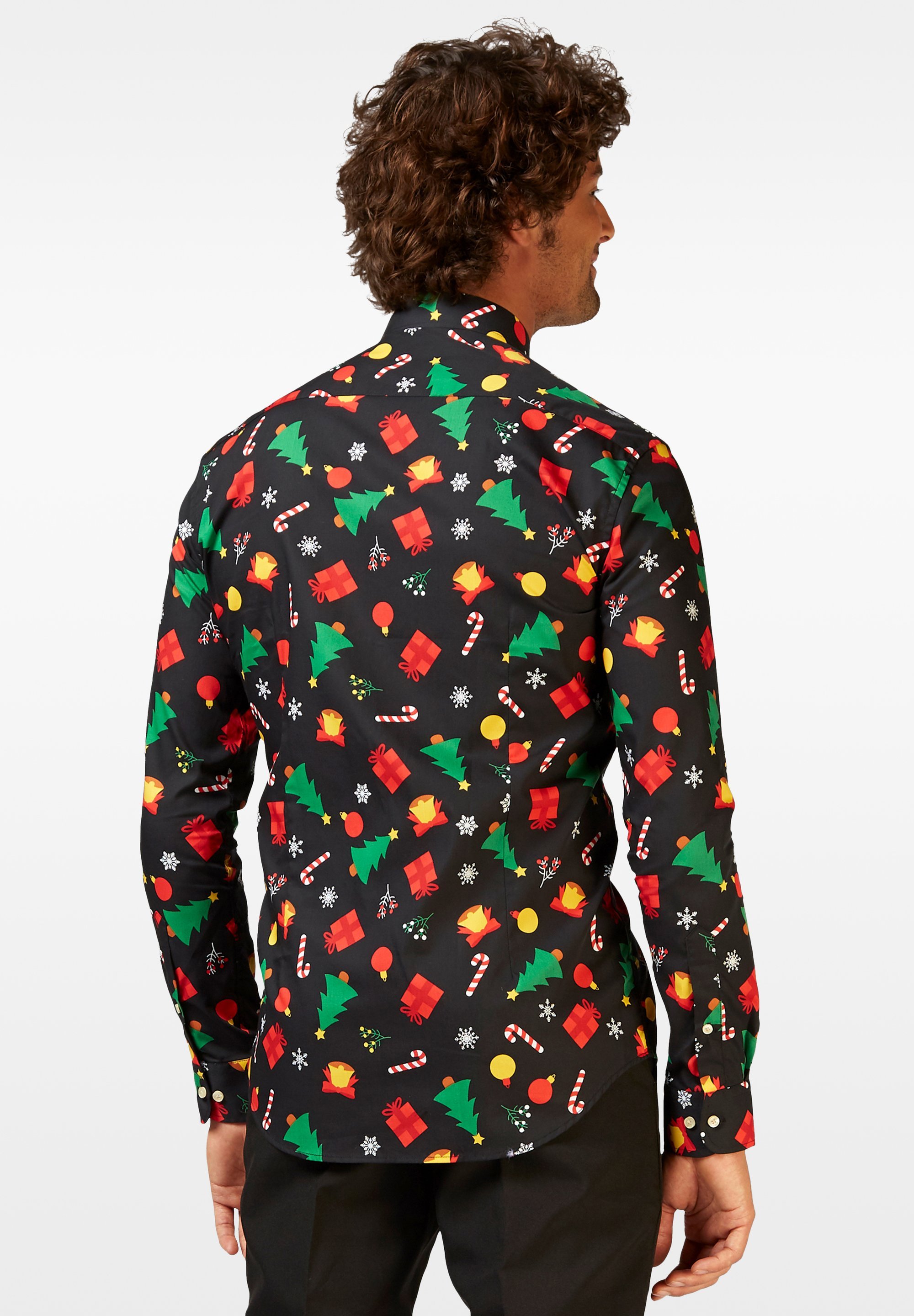 OppoSuits CHRISTMAS ICONS - Shirt - zwart