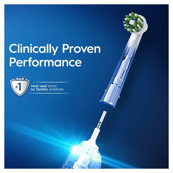 Oral-B Pro Cross Action Opzetborstels<br>wit, 10 stuks