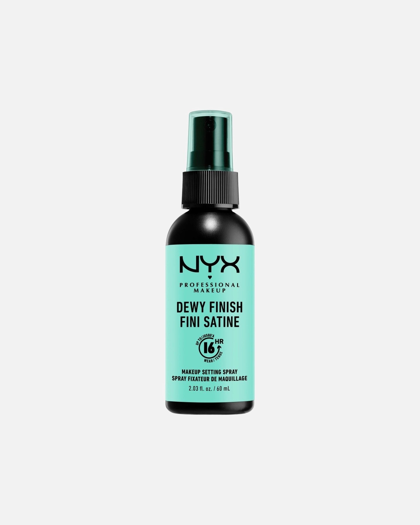 NYX Professional Makeup Fixing Spray Dewy Finish fiksuojantis purškiklis, 02, DEWY