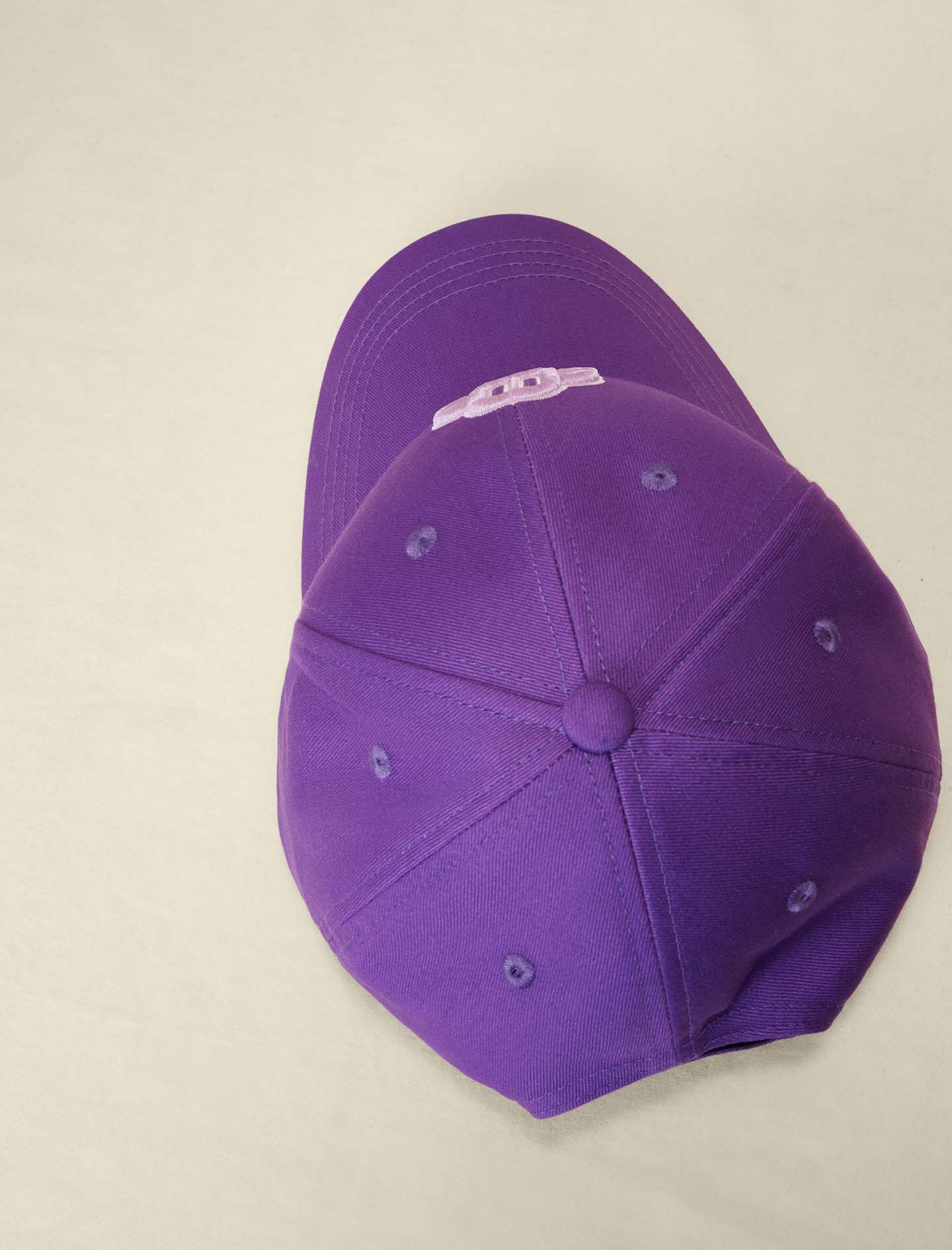 Katoenen pet met klaverlogo - Violet