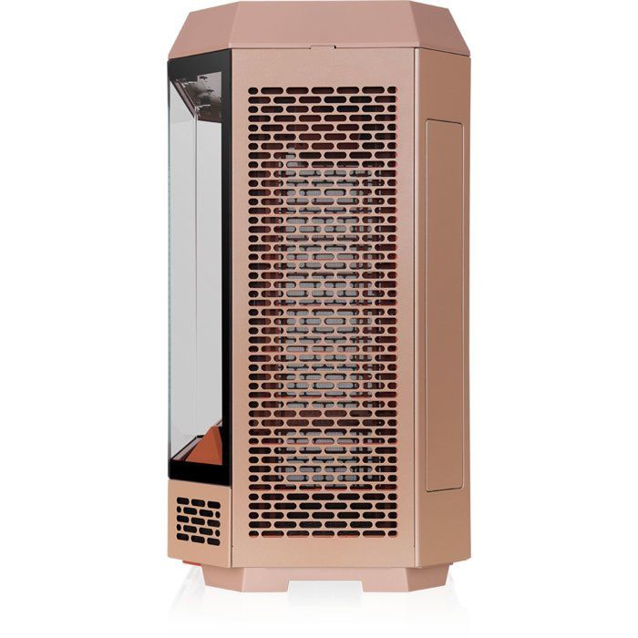 Case per PC (alimentatore non incluso) - THERMALTAKE - The TOWER 600 - Mid-Tower - Formato ATX - 2 ventole da 140 mm incluse - Sabbia e ghiaia