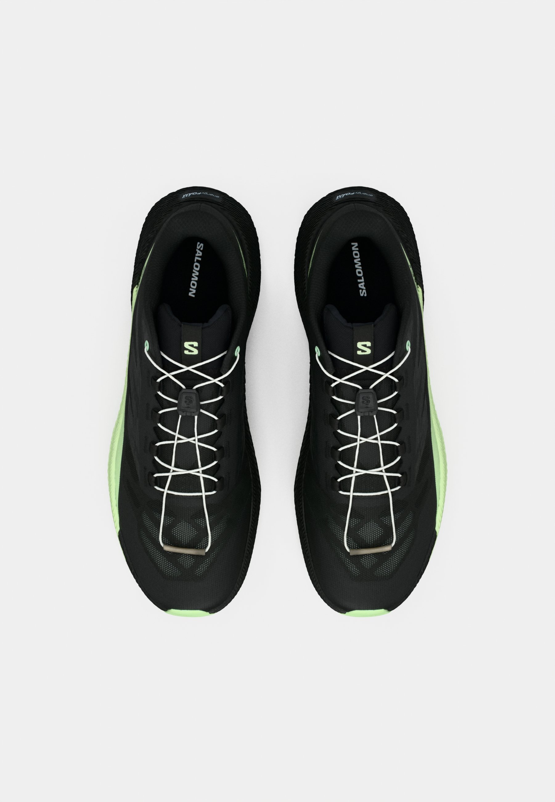 Salomon PULSAR - Trailrunning schoenen - zwart/patina groen