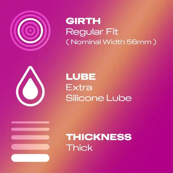 Durex Pleasure Me Kondome, gerippt und genoppt, normale Passform, 20 Stück | Gesundheit | Superdrug