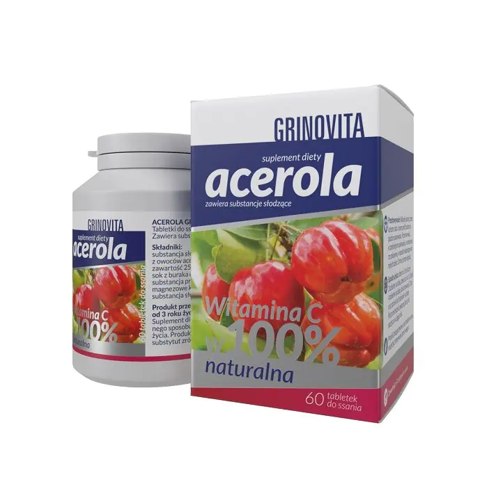 Grinovita Acerola tabletki do ssania