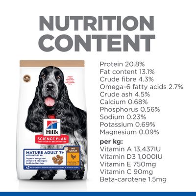 Hill's Science Plan Mature Adult 7+ Fără cereale cu pui