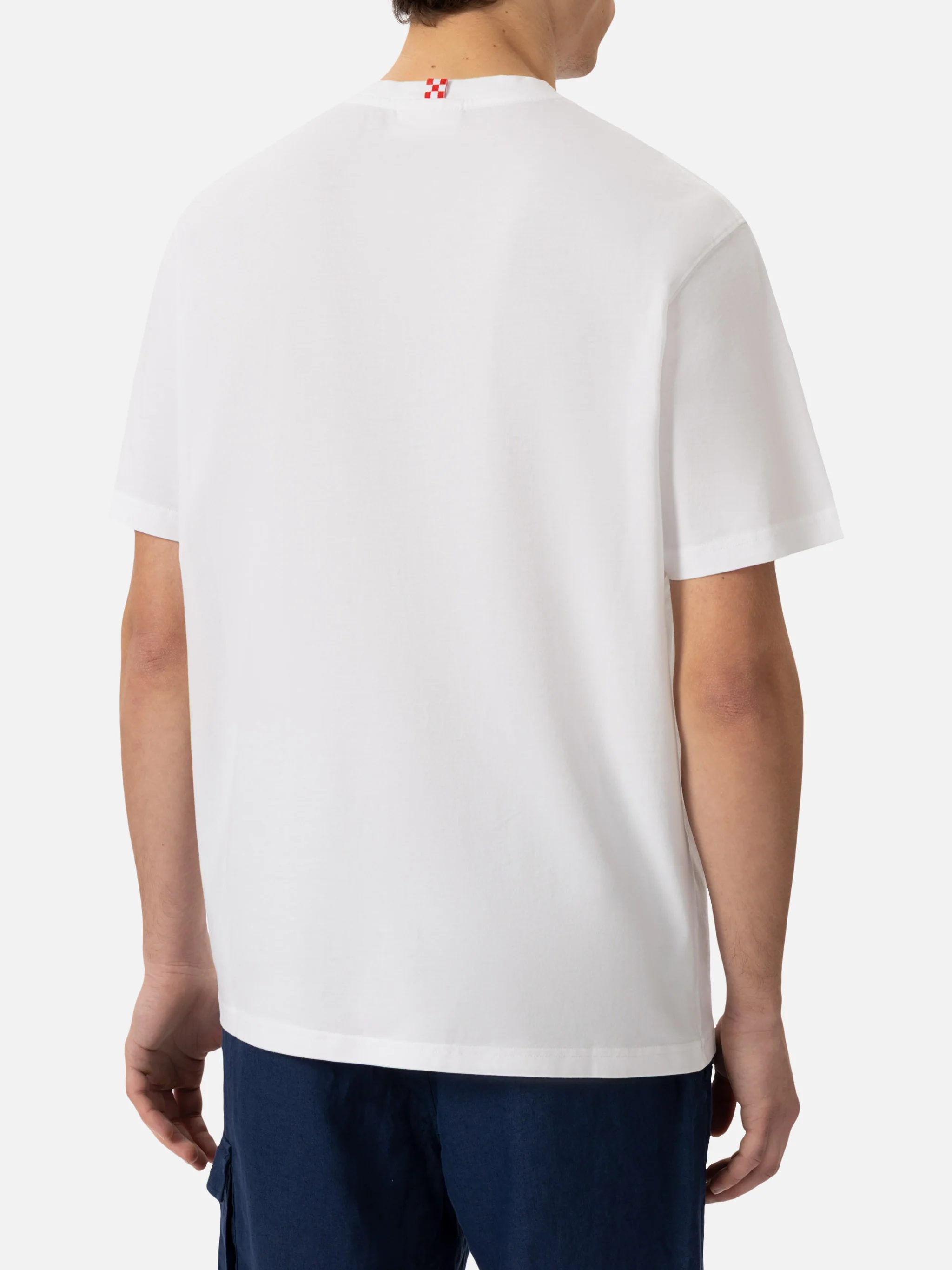 T-shirt Man in cotone con stampa 