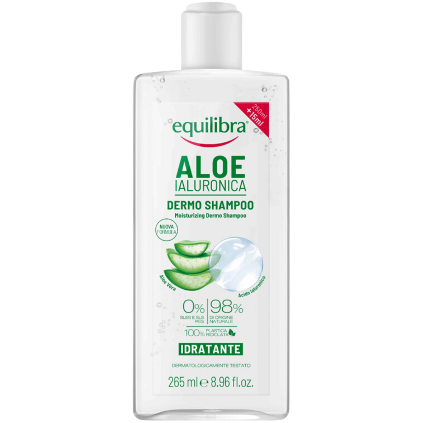 Equilibra matu šampūns ar alveju 250 ml