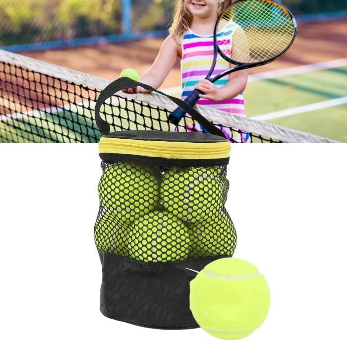 Fafeicy Balles d'entraînement de tennis 12 pièces balles de Tennis haute résilience en caoutchouc cachemire équipement