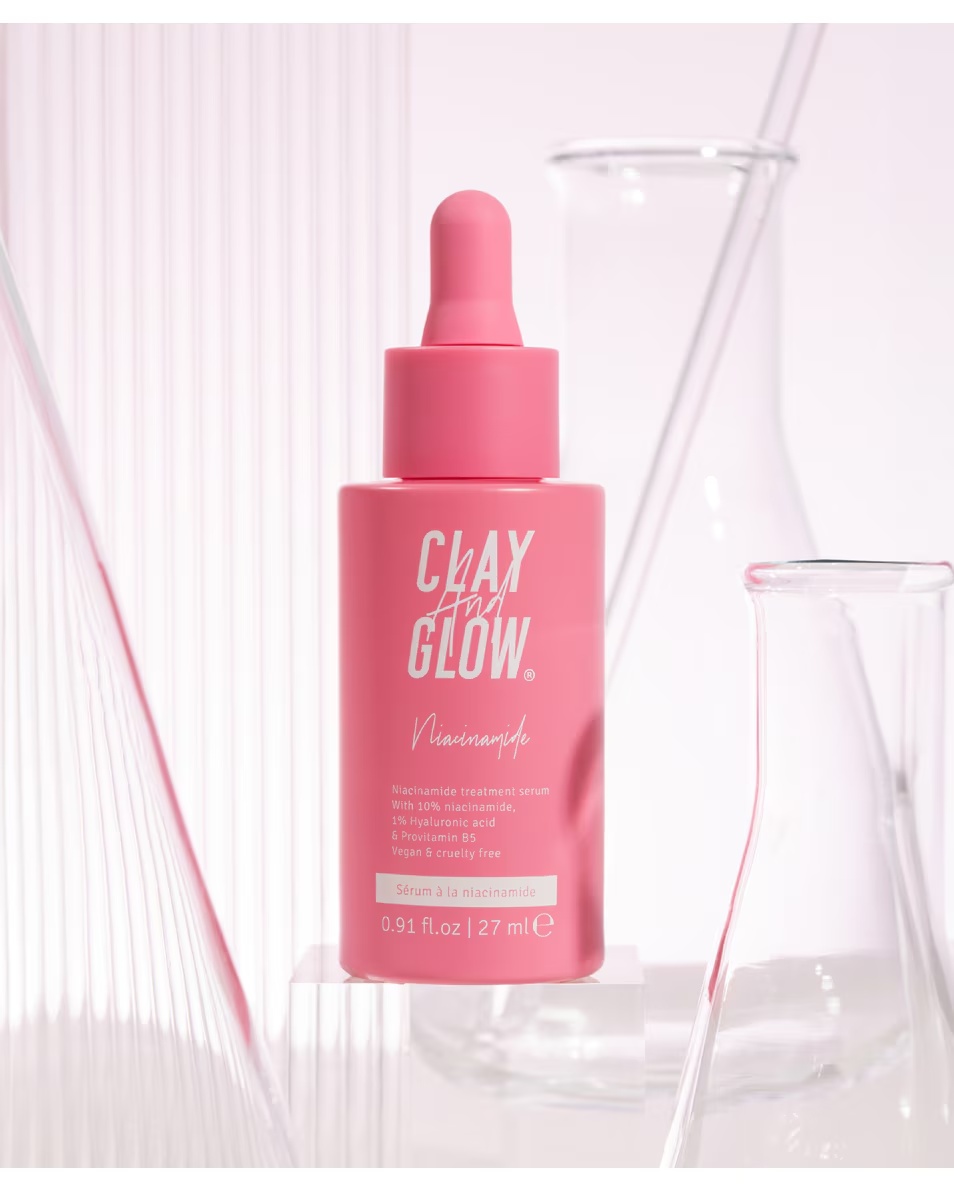 CLAY AND GLOW Ορός θεραπείας με νιασιναμίδη 10%