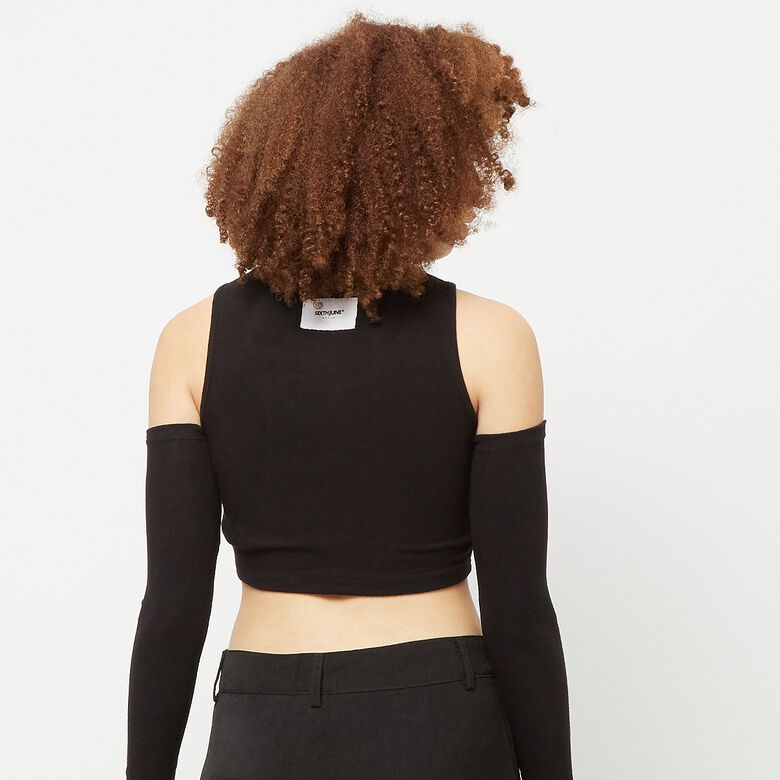 Tanktop met aangehechte mouwen