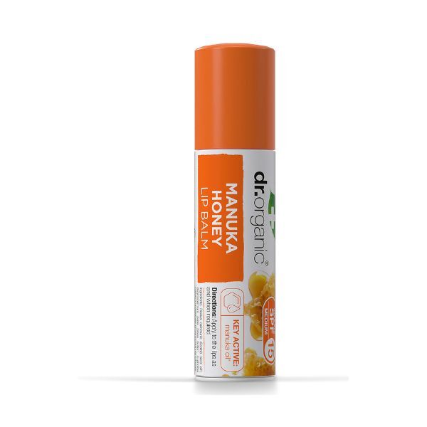 Balsamo labbra al miele di Manuka Dr Organic 5,7 ml