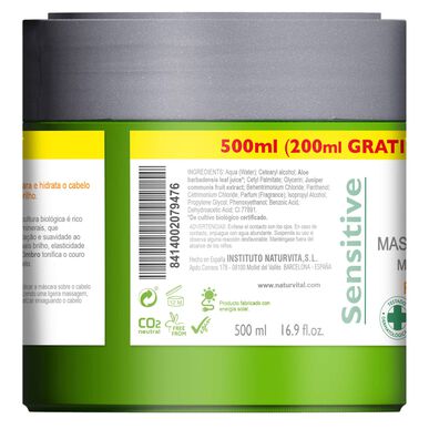 Regenerační maska Natur Vital pro citlivé vlasy 500 ml
