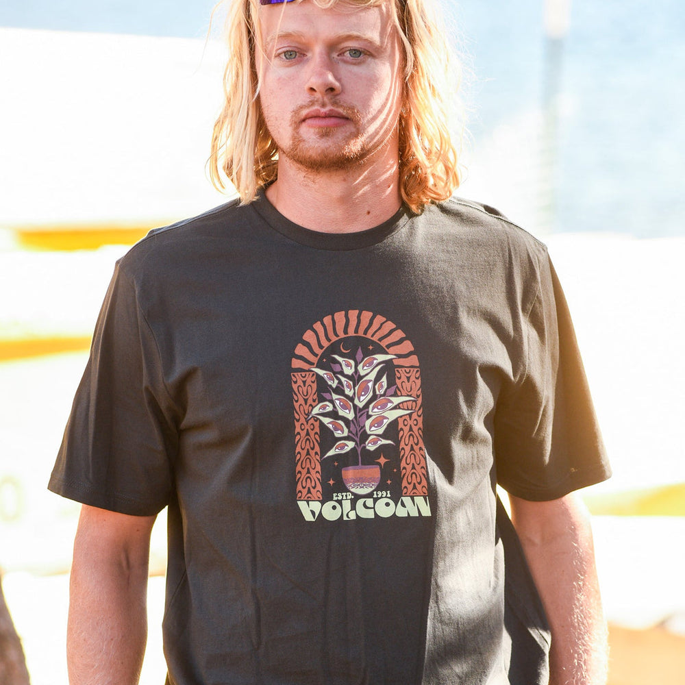 Majica Volcom Delights Farm To Yarn Earth Tripper - Stealth