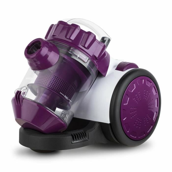 Aspirador de pó multiciclônico sem saco Weasy WS10 - 1,5L - Cabo de 4,2m - Classe A - Roxo