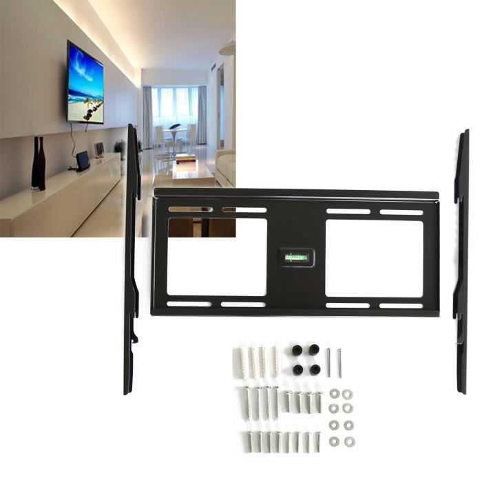Soporte de pared Kangfun de 48,5 x 24 x 3 cm para televisores LCD, LED y plasma de 32 a 60 pulgadas, inclinable y de pantalla plana.