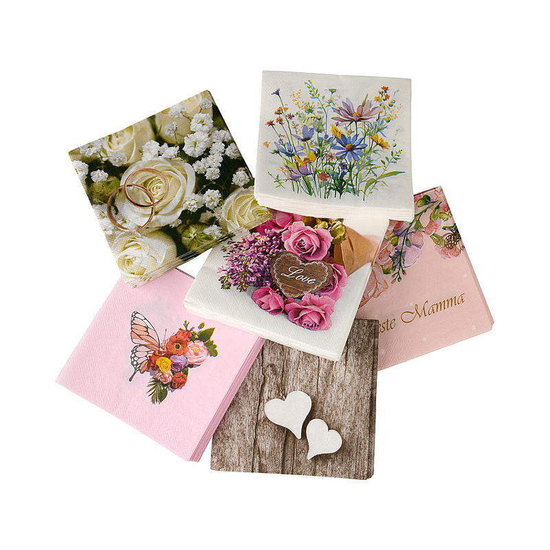 Vie Eco Servetten, 20 stuks, 33x33 cm, Lente