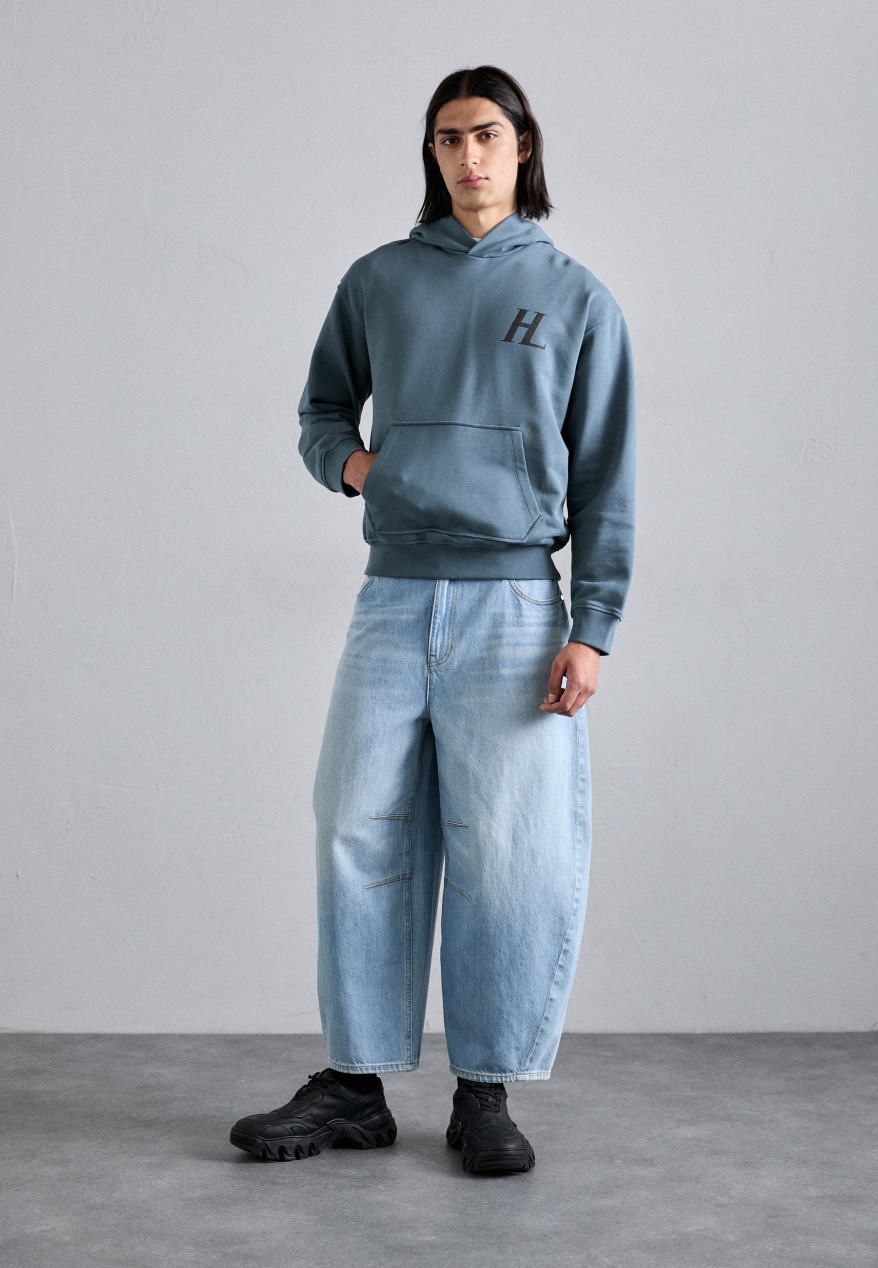 Helmut Lang CAPSULE HOOD LIGHT C - Sweatshirt - leisteenblauw