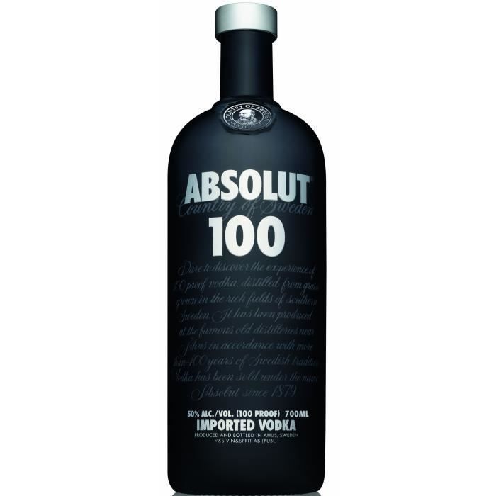 Absolut 100 - Vodka - 50,0% Vol. - 70 cl