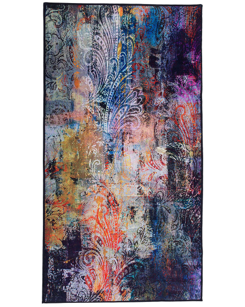 Dywan abstrakcyjny 80x150 cm wielokolorowy