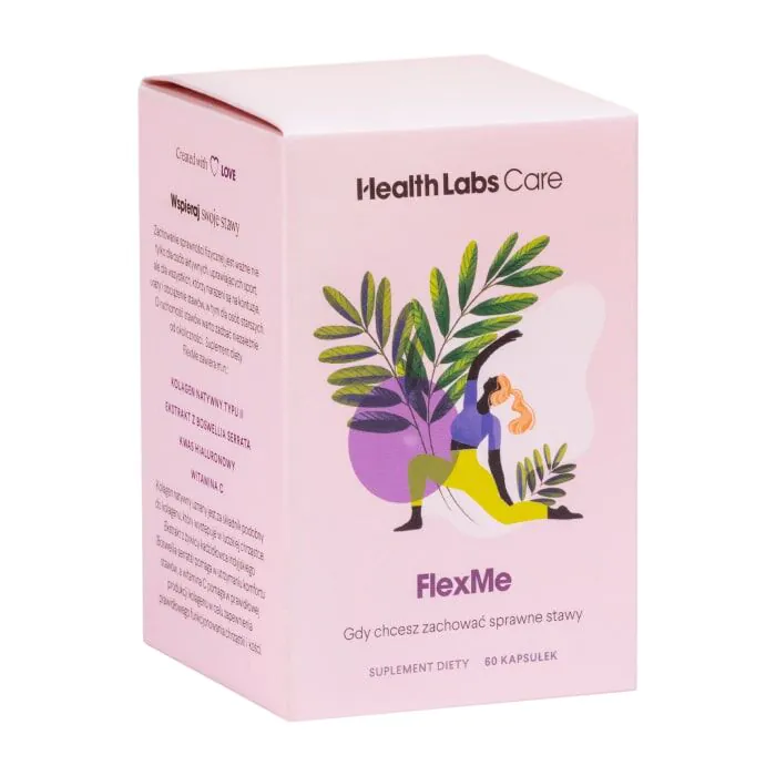 Health Labs FlexMe, Preparat na wzmocnienie stawów, Kapsułki