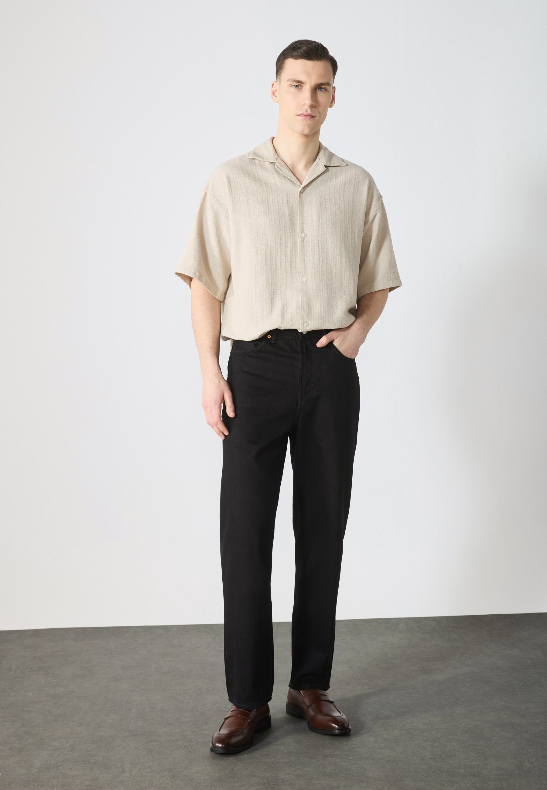 Zign LEATHER - Instappers - bruin
