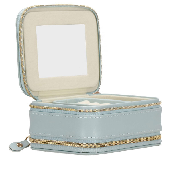 Szkatułka na biżuterię ekoskóra 11,5x8,5x5,5 cm organizer
