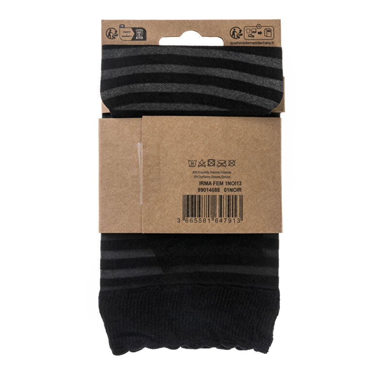 Calcetines y medias negras para mujer