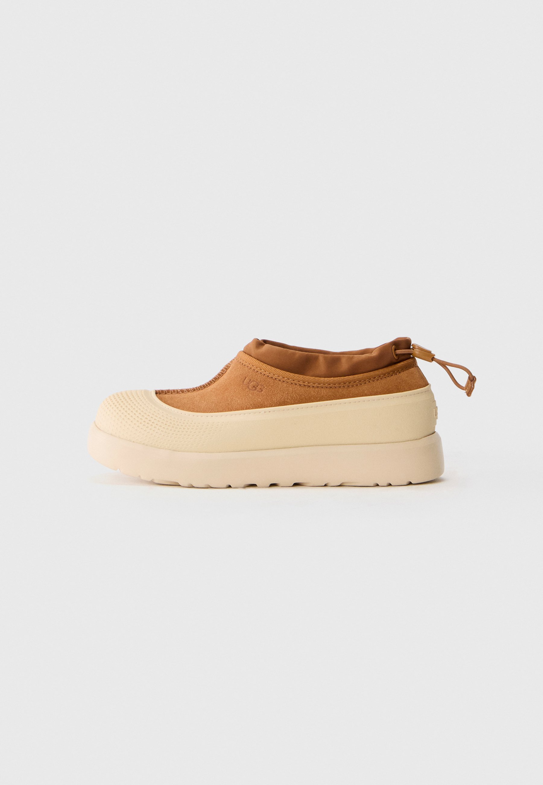 UGG TASMAN UNISEXE - Mocassins - châtaigne/blanc