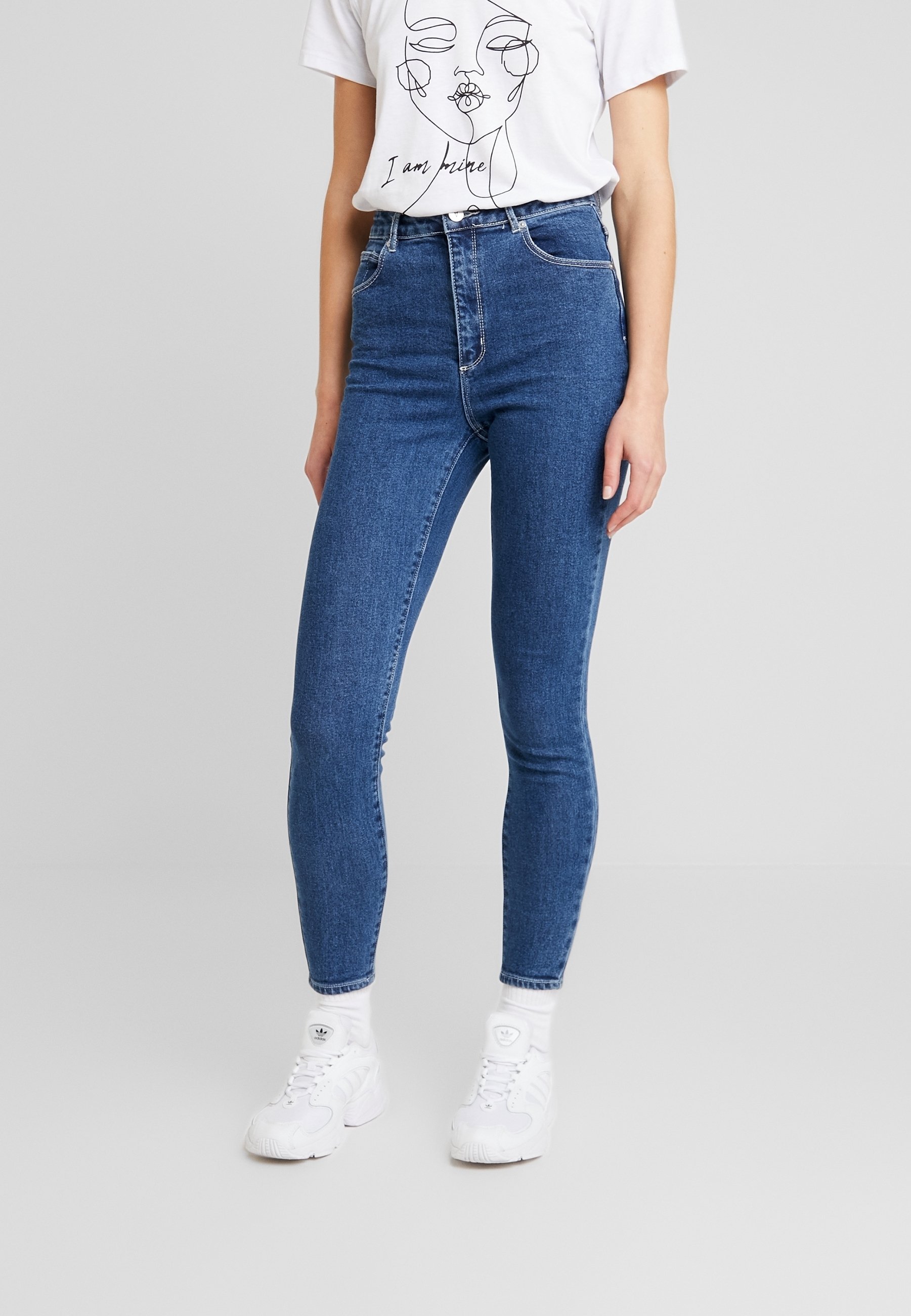 Jean Abrand Jeans coupe skinny - denim bleu foncé
