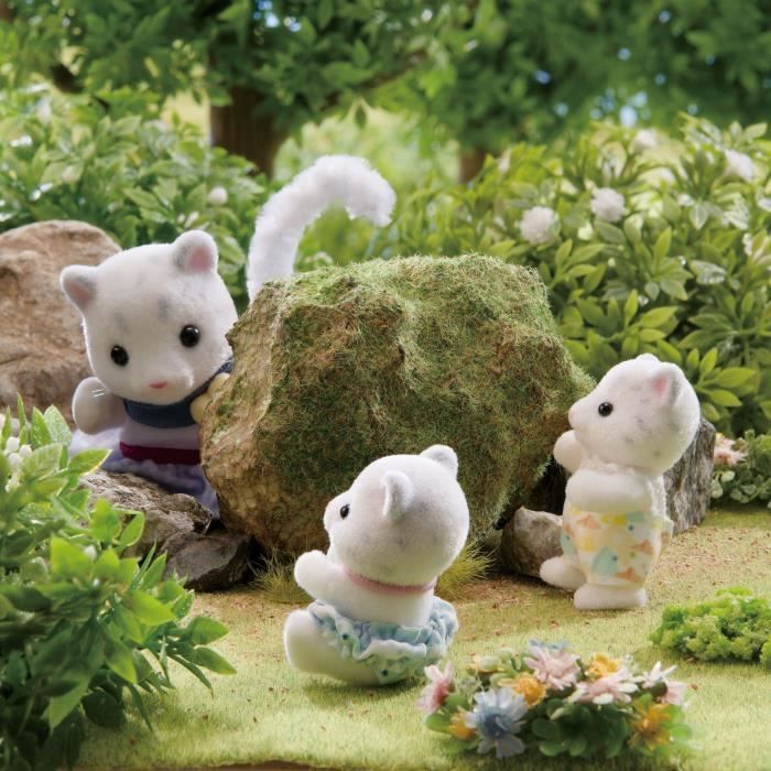 Miniatuurfiguurtjes - SYLVANIAN FAMILIES - De Sneeuwluipaardfamilie - Geschikt voor kinderen vanaf 3 jaar
