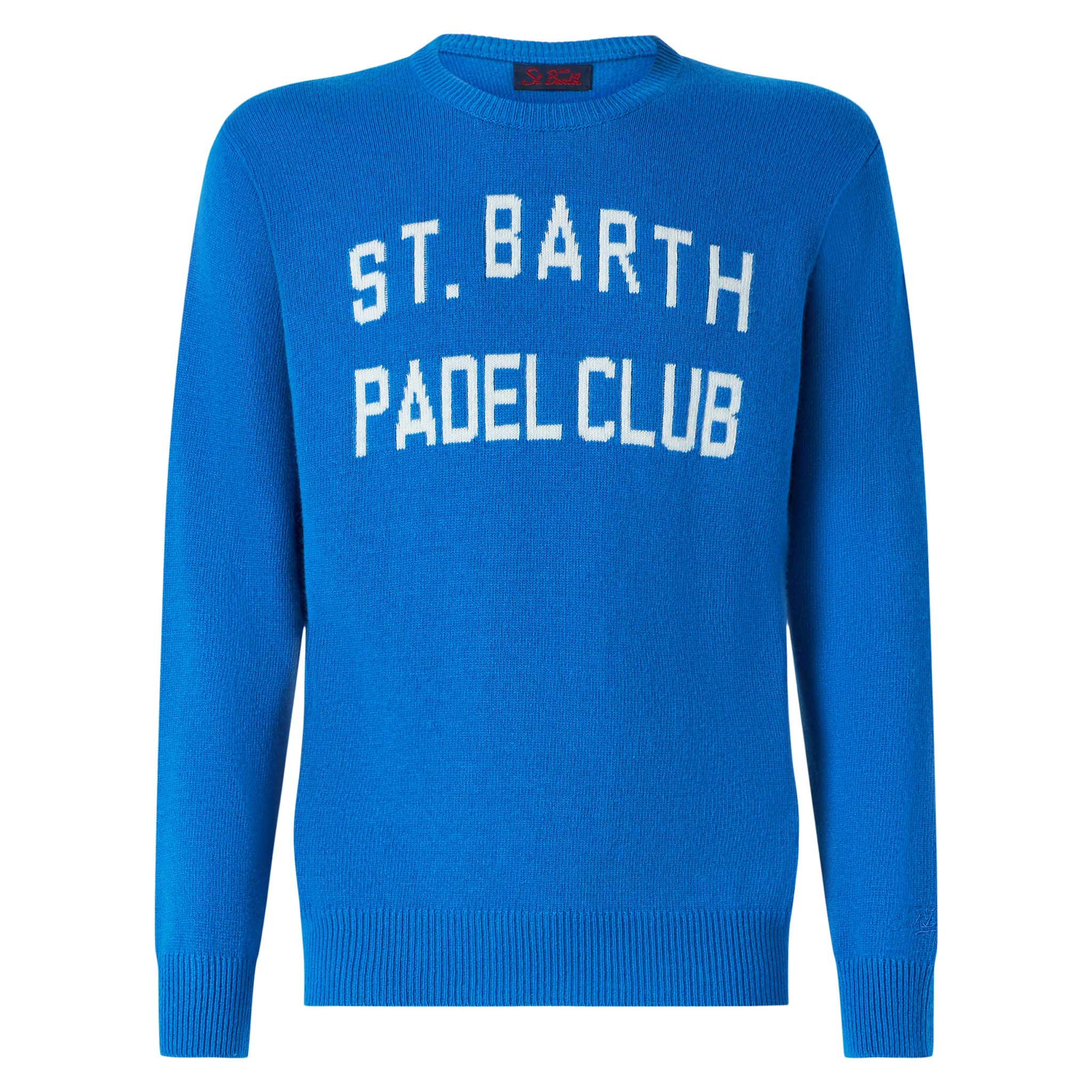 St. Barth Padel Club Heren Trui met Jacquardprint