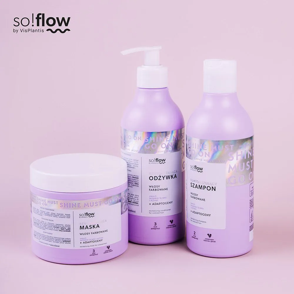 So!Flow Rewitalizujący Szampon do włosów Farbowanych