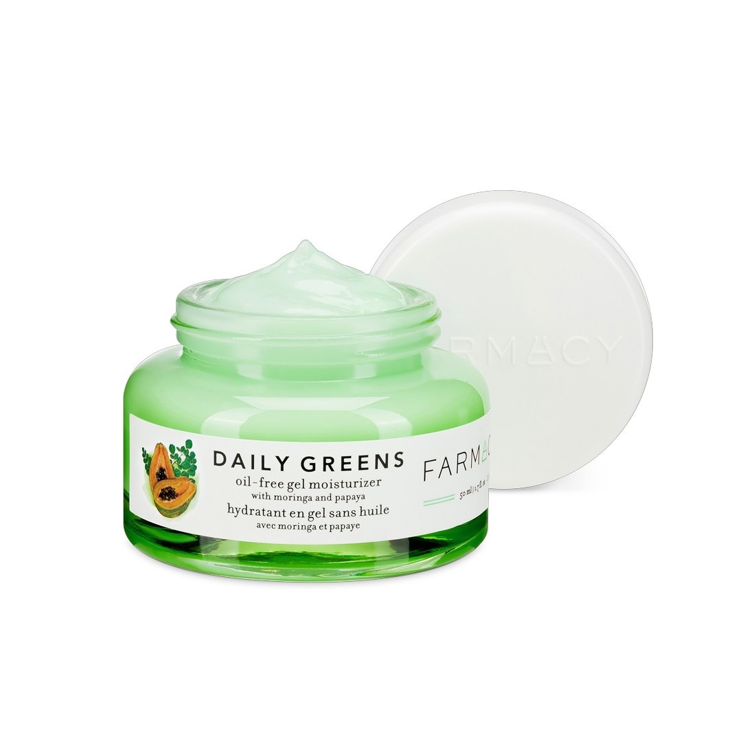 FARMACY sejas želeja Daily Greens bez eļļas mitrinošais gēls ar moringu un papaiju - 50 ml