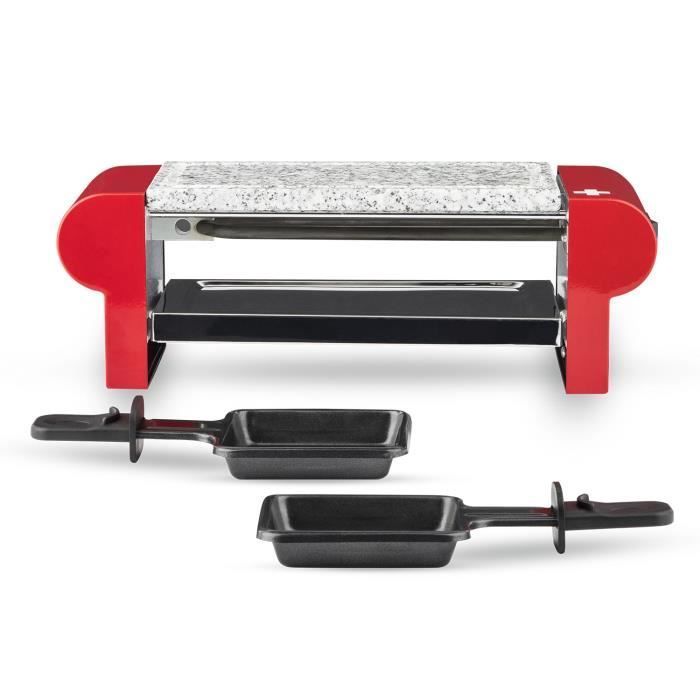 HKOENIG Raclette Grill - RP2 - Serves up to 2 people - Granite plate - Adjustable temperature - 350 W