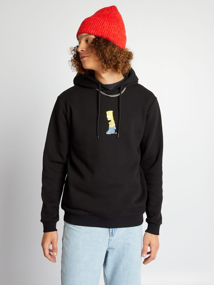 Moletom de lã dos Simpsons - PRETO