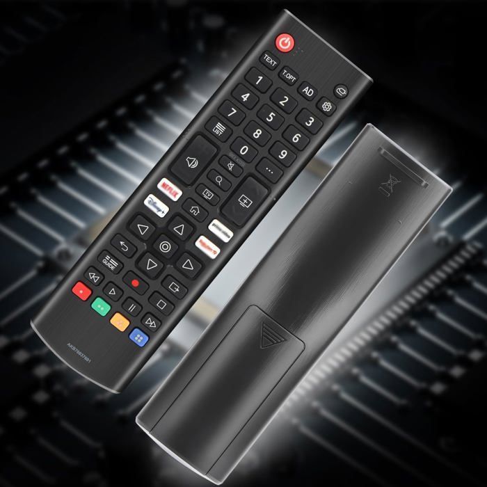 Lot de 2 télécommandes LG AKB76037601, compatibles LG Smart TV LED, OLED, LCD, WebOS, 4K, 8K UHD, HDR