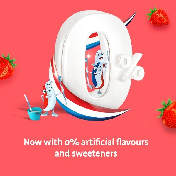 Aquafresh Kids Splash Zahnpasta für Kinder von 3-8 Jahren, 75 ml