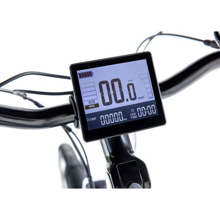 Velo de Ville Electrique VAE,  E-CITY 28 PRO Moteur Central, Alu.  SHIMANO 7 Vitesses , Batterie Ion Lithium 48V