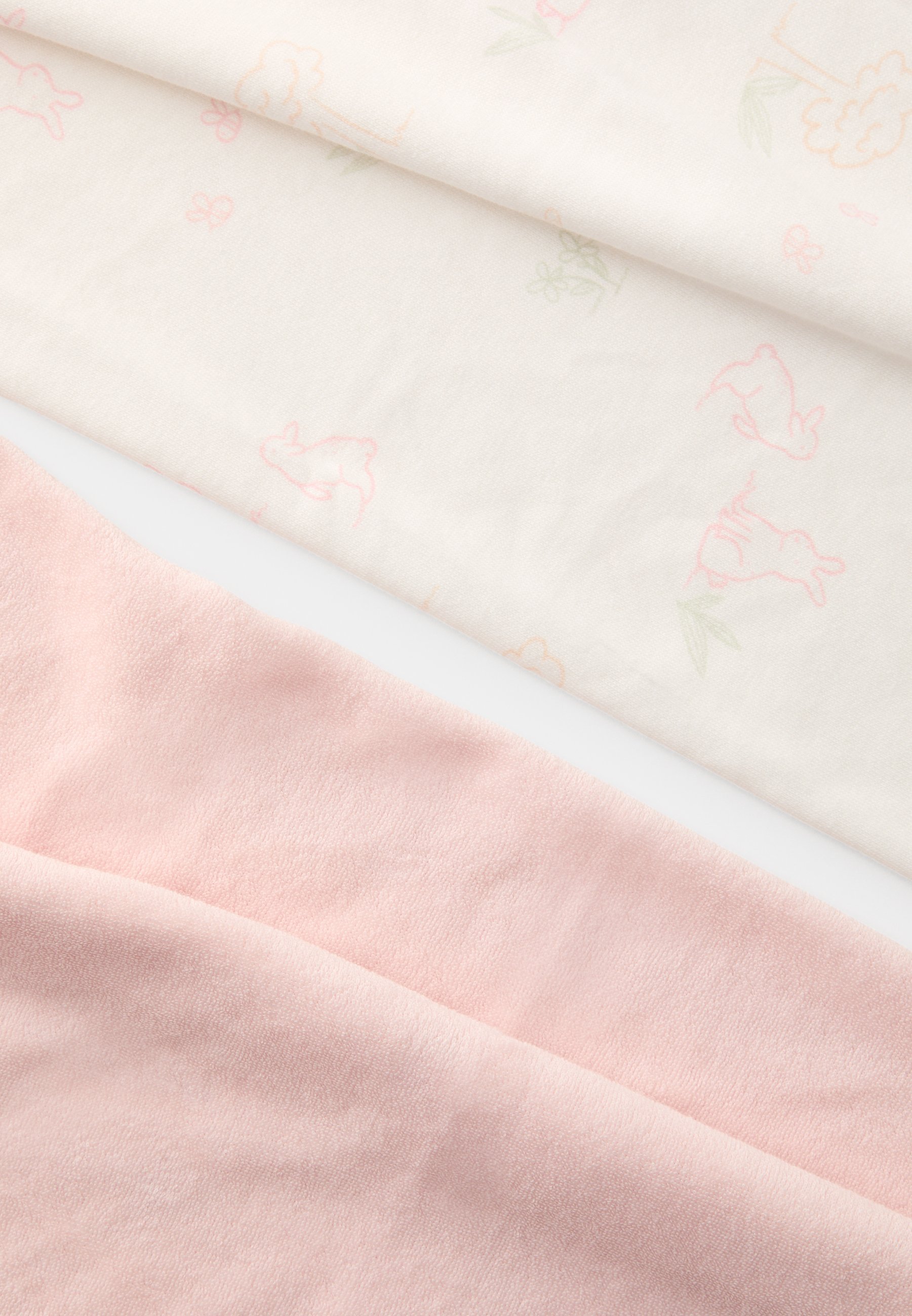 Carter's UNISEX RANKŠLUOSČIŲ 2 PAKUOTĖ - Rankšluostis - balkšvas/šviesiai rožinis