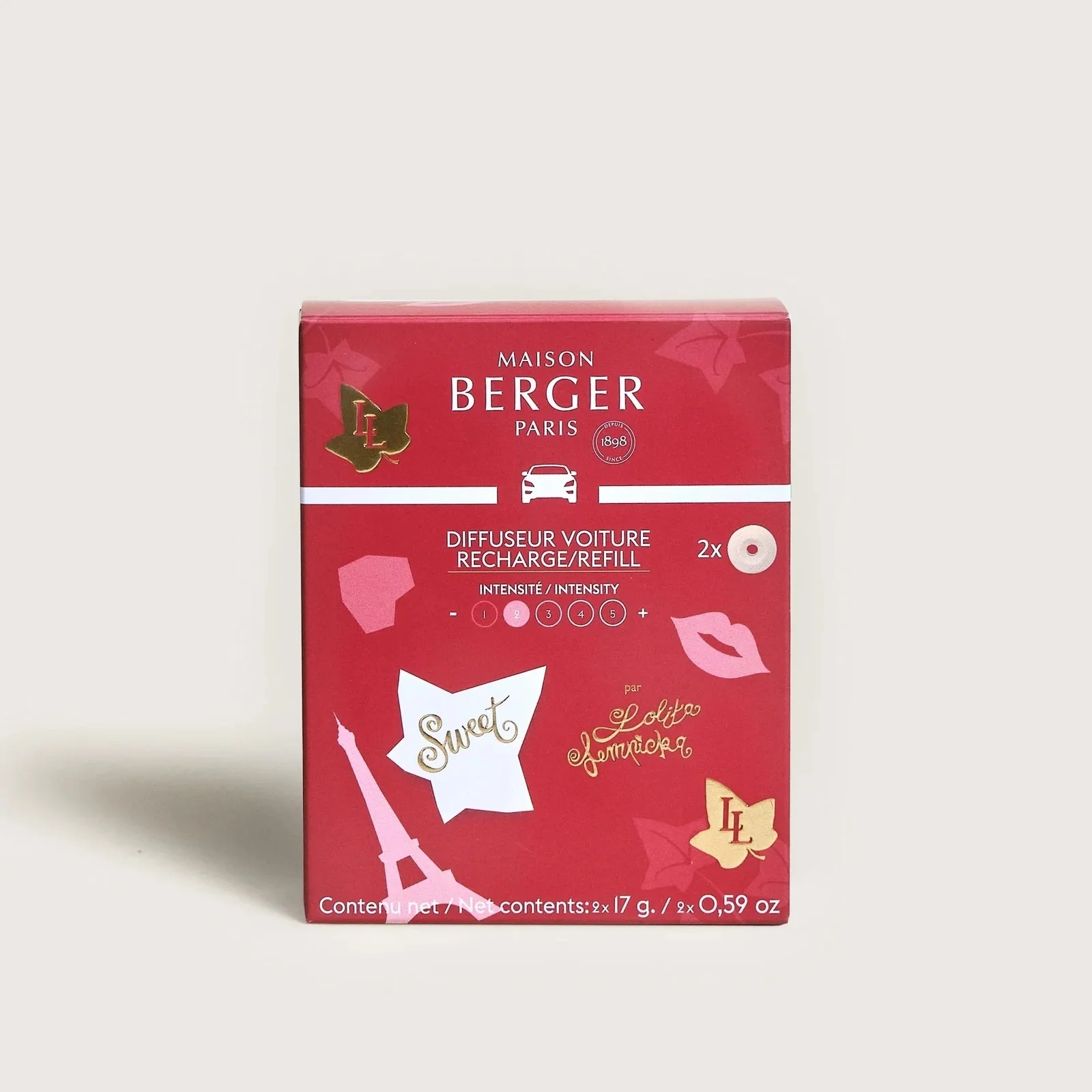 Diffuseur Voiture Ricariche per diffusore Auto - Lolita Lempicka Sweet - Profumo per Automobile