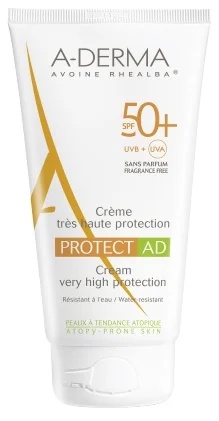 ADERMA A-Derma Protect AD Crème solaire SPF 50+ pour peaux atopiques 150 ml
